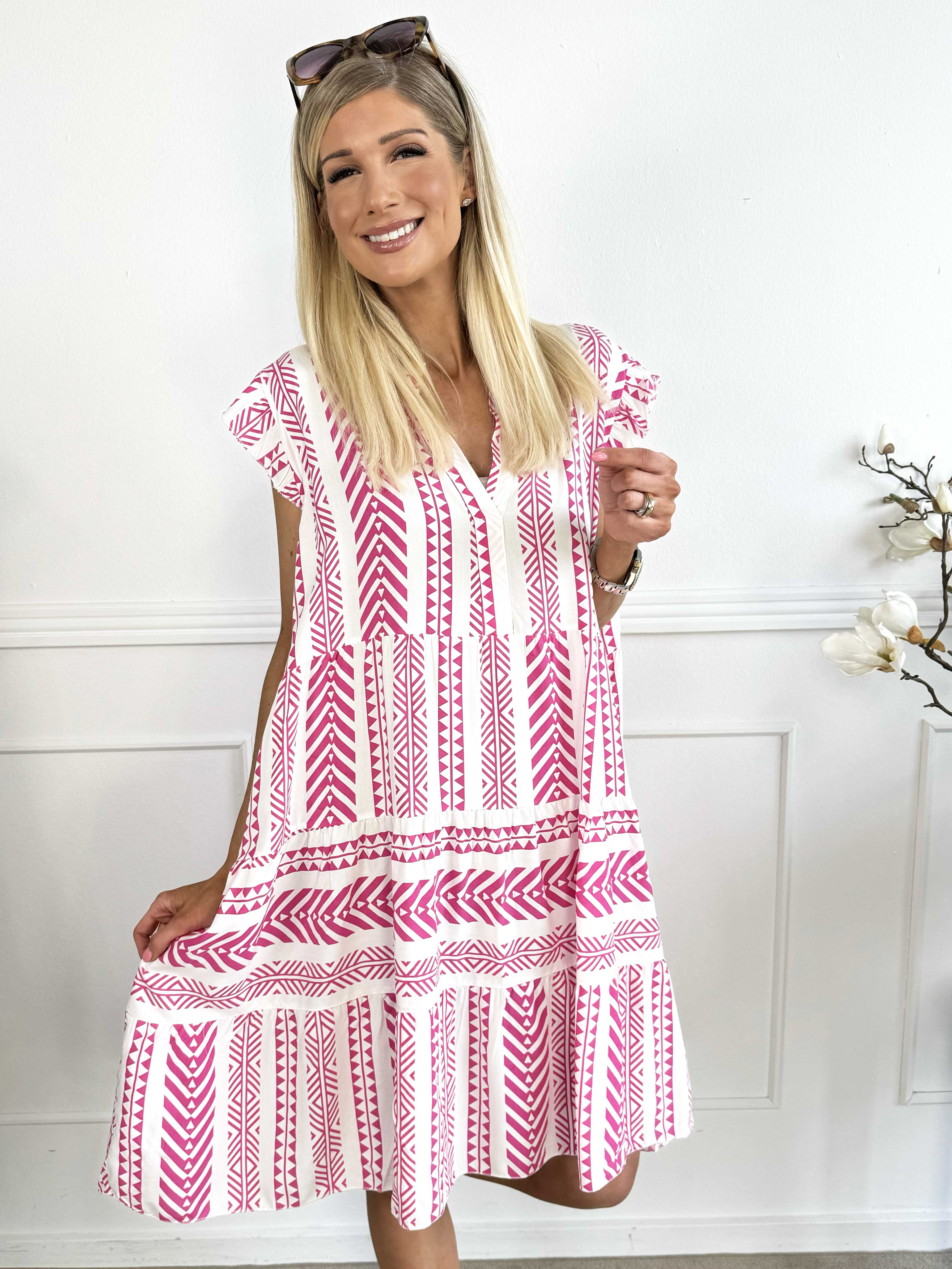 Samiya - Söt klänning med motiv